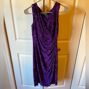 Ralph Lauren Dress Purple Design Size 4